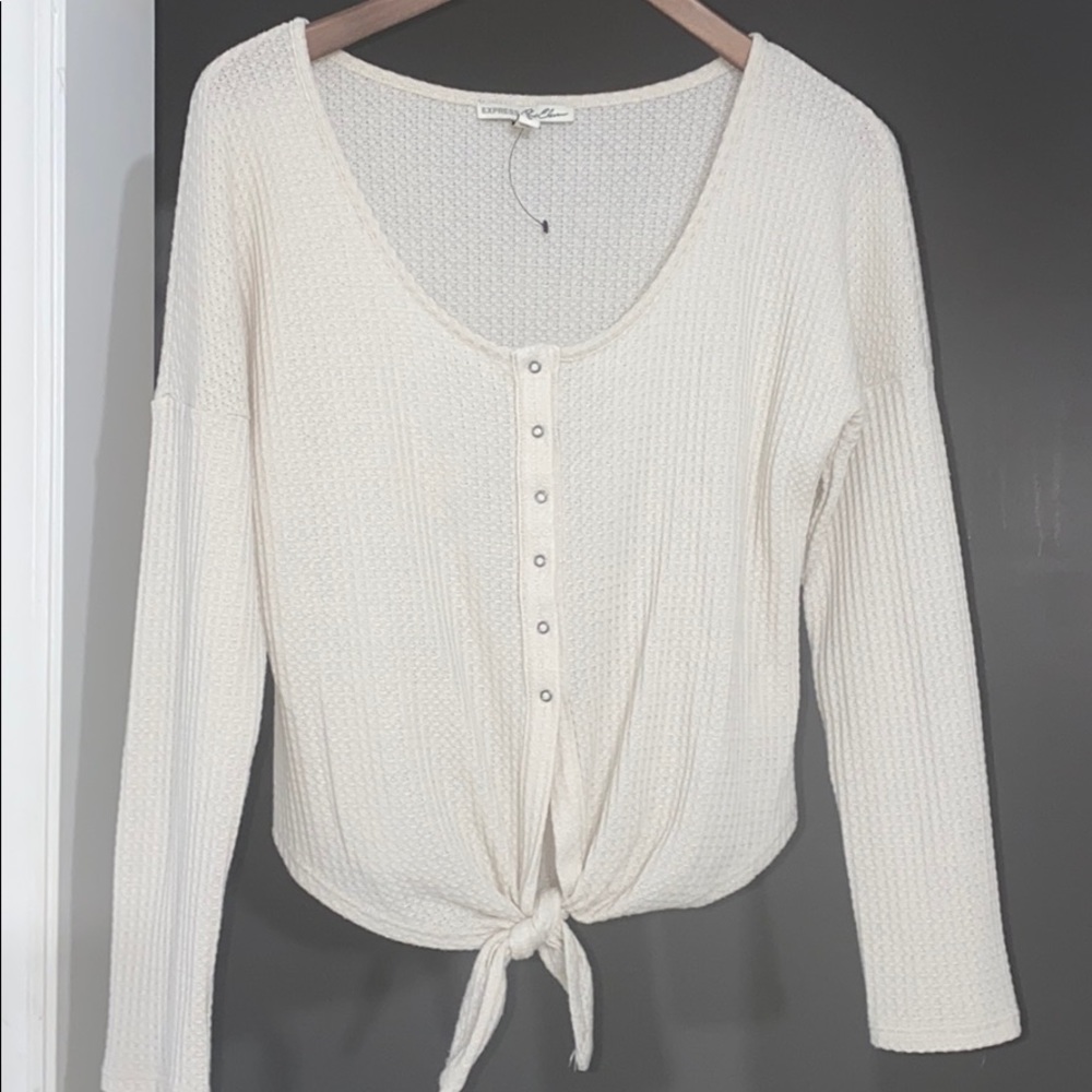 Express - NWOT - Waffle Knit Top
